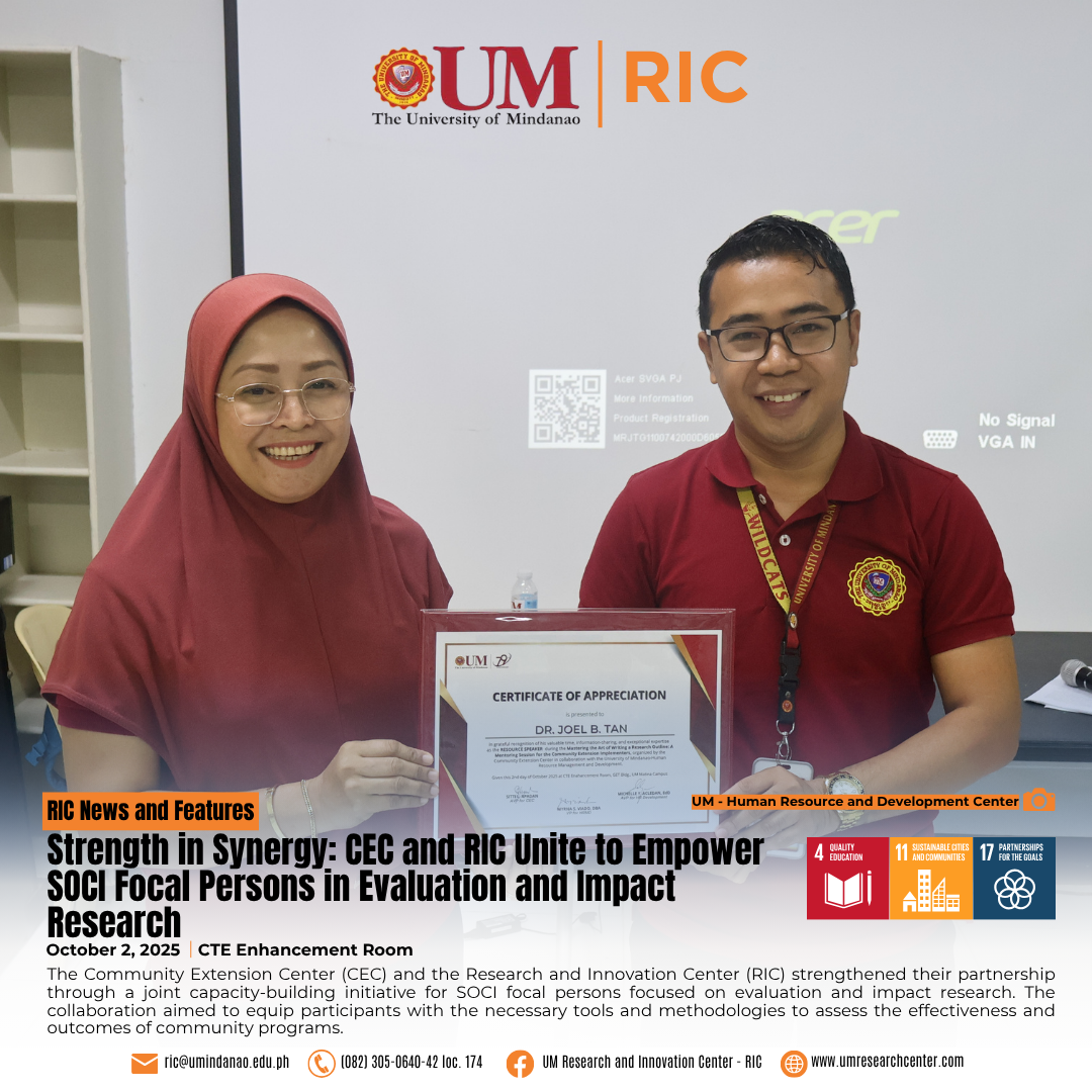 Strength in Synergy: CEC and RIC Unite to Empower SOCI Focal Persons in Evaluation and Impact Research - Image 3